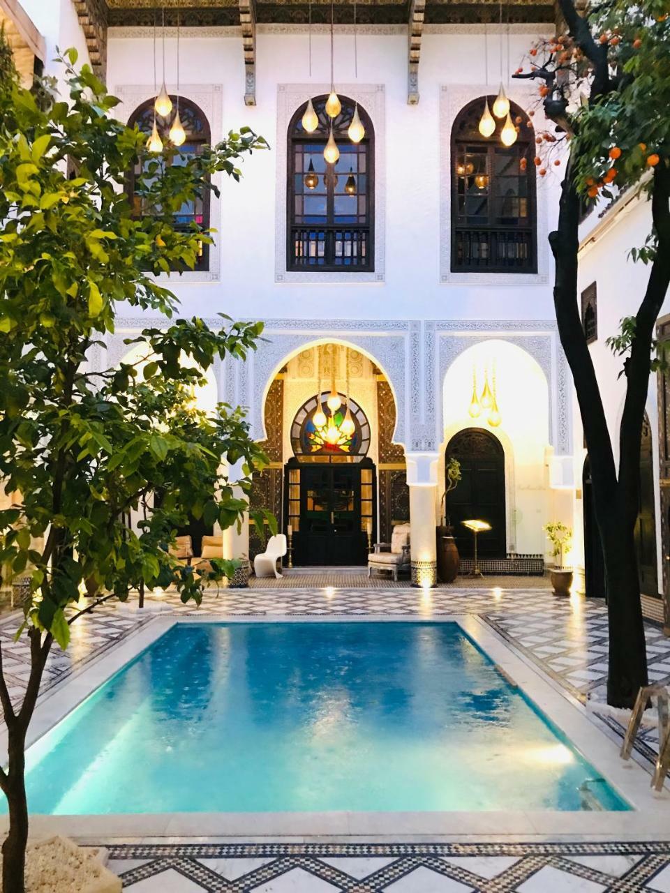 Riad Maison Bleue And Spa Фес Екстер'єр фото